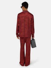 Amiri Terracotta Floral Jacquard Pajama Shirt