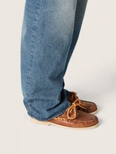 Golden Goose Tan Brown Cruise Leather Boat Shoes