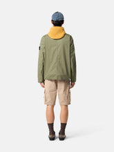 Stone Island Military Green Waxed Tela Coach Jacket