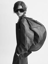Saint Laurent Black Mombasa Large Leather Hobo Bag