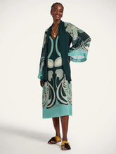La DoubleJ Blooming Tulip Magnifico Silk Midi Dress