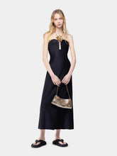 Rabanne Black Sweetheart Midi Dress