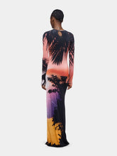Rabanne Storm Print Maxi Dress