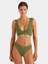 Hunza G Metallic Moss Angel Bikini