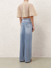 Zimmermann Skylark Blue Indra Flare Denim Jeans