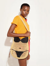 Pucci Black Puccinella Crochet Shoulder Bag