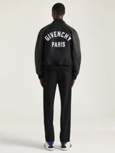 Givenchy Black Logo Paris Bomber Jacket
