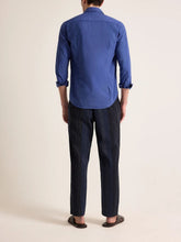 Orlebar Brown Nightfall Blue Giles Poplin Shirt