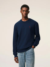 Ami Paris Night Blue Ami De Coeur Sweatshirt