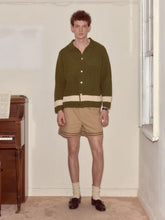 Bode Green Marsh Crochet Long Sleeve Shirt