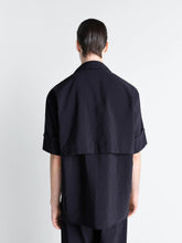 Lemaire Squid Ink Utility Short Sleeve Shirt
