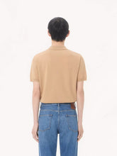 Valentino Garavani Beige Wool Polo with VLogo Embroidery