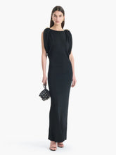 Altuzarra Black Henderson Draped Maxi Dress
