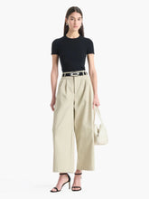Altuzarra Beige Wide-Leg Cotton Trousers