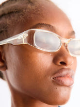 Port Tanger Gold Rectangle Leila Acetate Sunglasses
