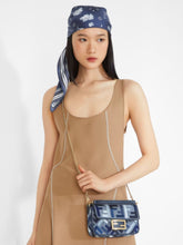 Fendi Blue Baguette Mini Bag