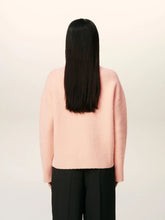 Ami Paris Powder Pink Alpaca Ami De Coeur Cardigan
