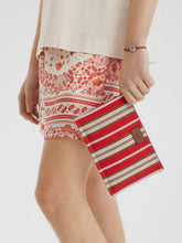 Fendi Brown FF Shell Bracelet with Palladium Finish