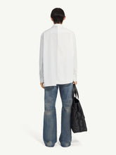 MM6 Maison Margiela White and Grey Poplin Shirt