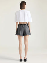 Givenchy Grey Mix Double Pleat Wool Shorts