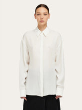 Ferragamo Mascarpone Monogram Silk Shirt