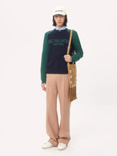 Valentino Garavani Blue and Green Wool Jumper with Chez Valentino