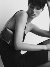 Saint Laurent Mini Voltaire Shoulder Bag in Vert Fonce