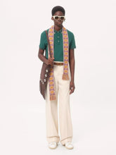 Valentino Garavani Dark Green Cotton Piqué Polo Shirt with VLogo Patch