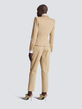 Balmain Sable 6-Button Cotton Blazer
