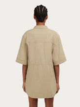 Ferragamo Sand Cotton-Silk Saharan Jacket