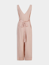 Pink Lace Detail Silk Jumpsuit | PDP - Fashion Clinic