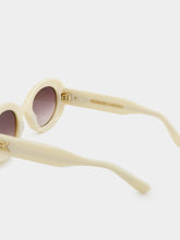 Emmanuelle Khanh Malibu White Queen Sunglasses