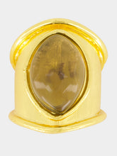 Sylvia Toledano Brown Marquise Smoky Quartz Ring