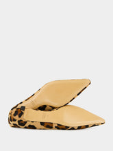Francesco Russo Natural Leo Pony Hair Kitten Heels