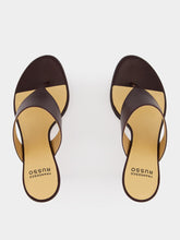 Francesco Russo Bordeaux Thongs Sandal in Kid Leather