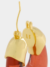 Lizzie Fortunato Organic Wine Resin Hoop Earrings