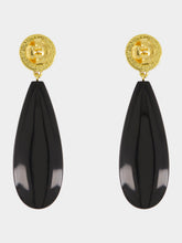 Lizzie Fortunato Black Torre Earrings with Midnight Sparkle