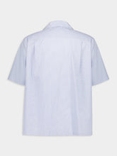 Celine SHIRT BOWLING S/S BUTTON UP STRIPED COTTON POPLIN