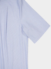 Celine SHIRT BOWLING S/S BUTTON UP STRIPED COTTON POPLIN