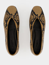 Le Monde Beryl Fango Snake-Effect Regency Slippers