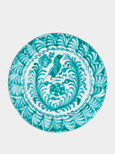 Ceramicas Ortiz Handpainted Charger Plate with Floral Design