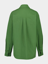 Matteau Green Relaxed Poplin Shirt