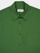 Matteau Green Relaxed Poplin Shirt