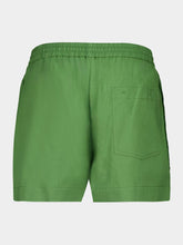 Matteau Green Relaxed Poplin Shorts