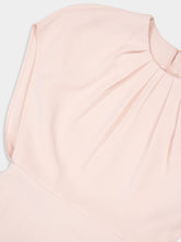 Roland Mouret Nude Cady Flared Cape Midi Dress