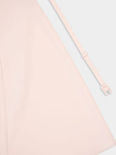 Roland Mouret Nude Cady Flared Cape Midi Dress