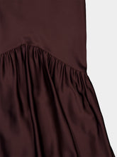 Roland Mouret Brown Twisted Strap Maxi Gown