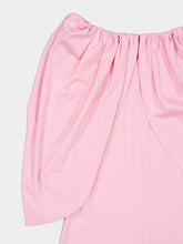 Roland Mouret Pink Gathered Cape Jersey Gown