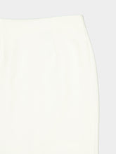 Roland Mouret Cream Crepe Pencil Midi Skirt