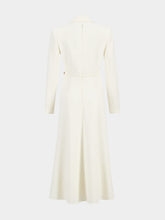 Roland Mouret Cream Tailored Midi Dress